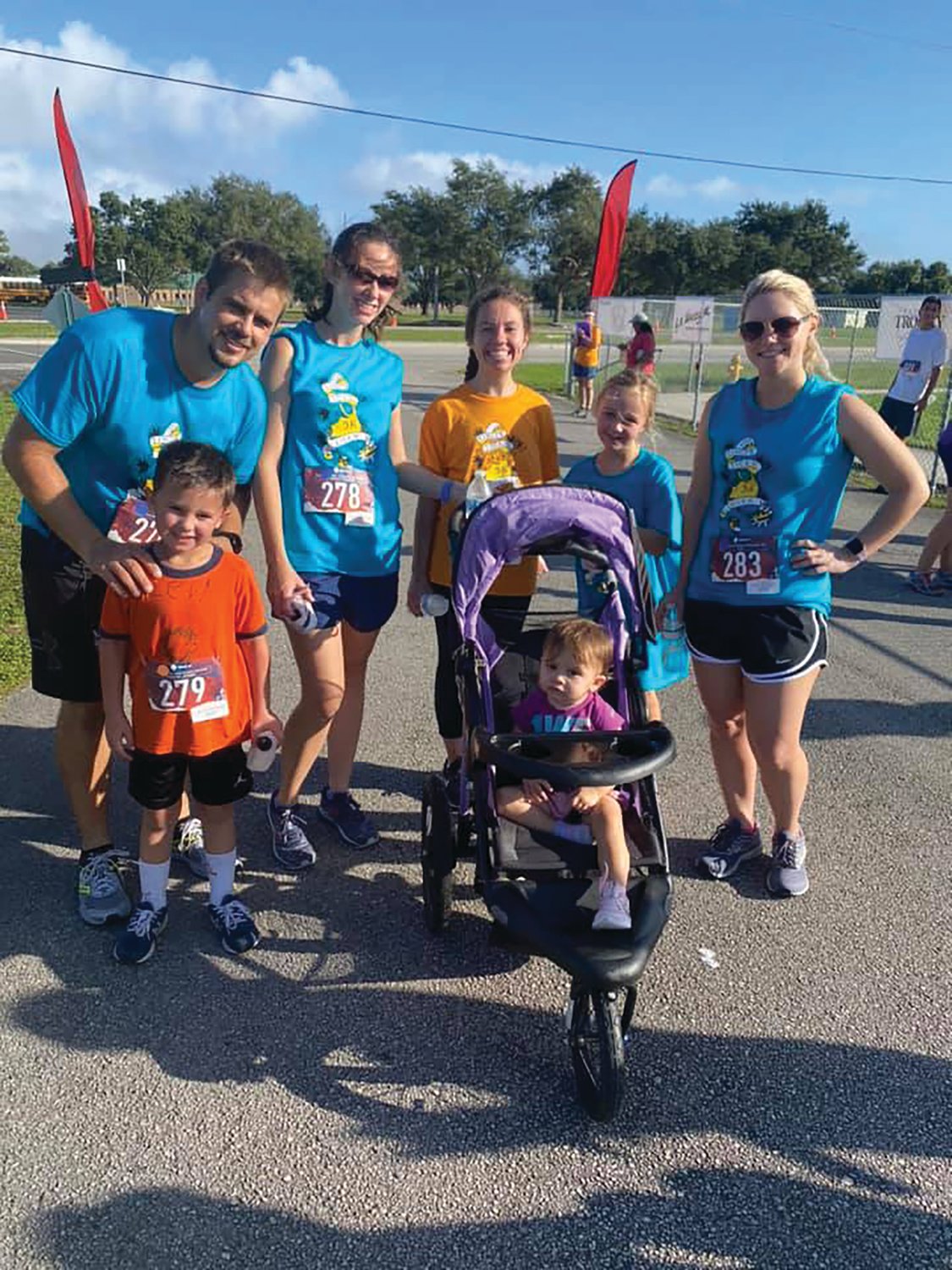 Even children can run 5Ks. Levi and Natalie Hoglo have already run two this year.